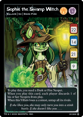 Sophie the Swamp Witch - Foil
